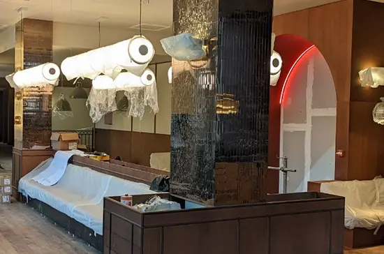 Travaux dans un restaurant